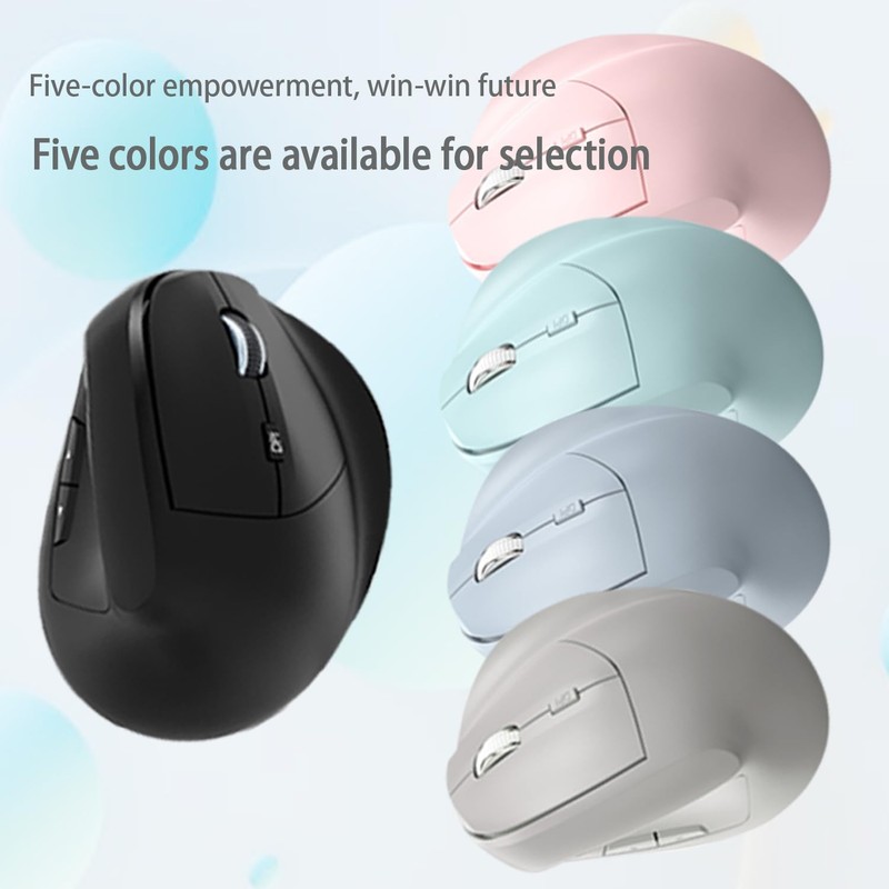 MODIDSTU Ergonomic Vertical Mouse Wireless, Rechargeable Ergo Mouse for Carpal