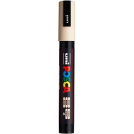 uni-ball 182572 - POSCA Marker mit mittelfeiner Rundspitze, beige