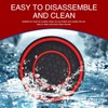 2PCS red car cup holder coaster - non-slip shockproof plastic