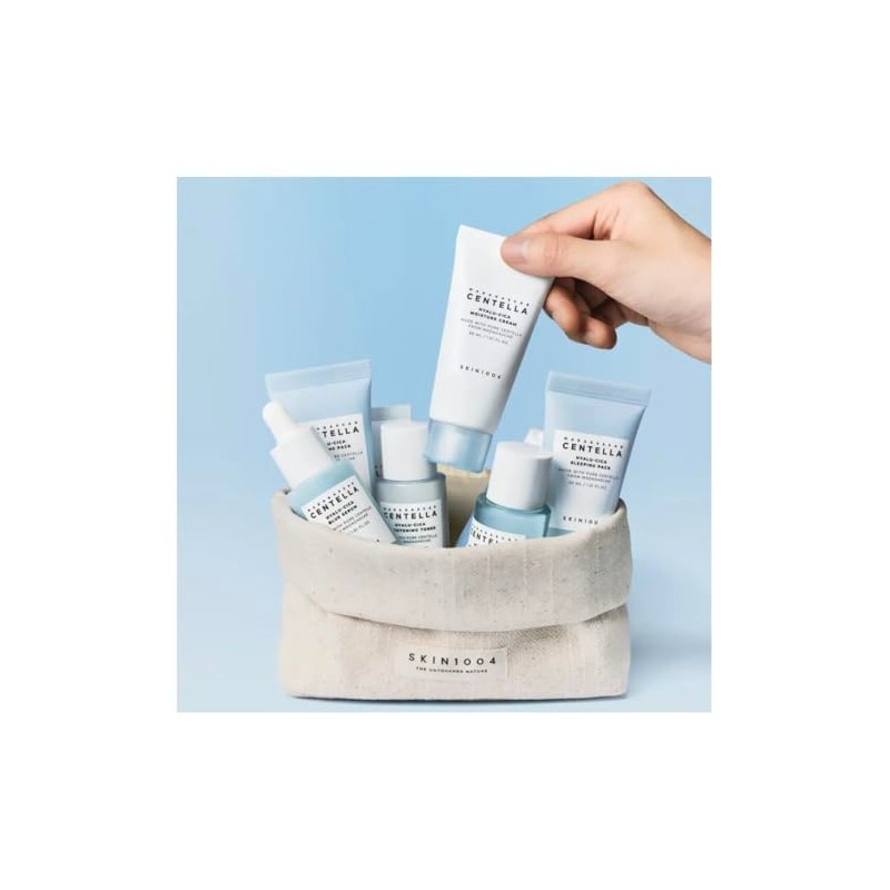 SKIN1004 Madagascar Centella Hyalu-cica Travel Kit- Tóner, Sérum, Crema Hidratante