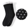 LEMZONE Men's Cozy Warm Slipper Socks Non Slip Winter Cozy