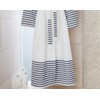 Kimpton Style Striped Turkish Robe - One Size Fits Most
