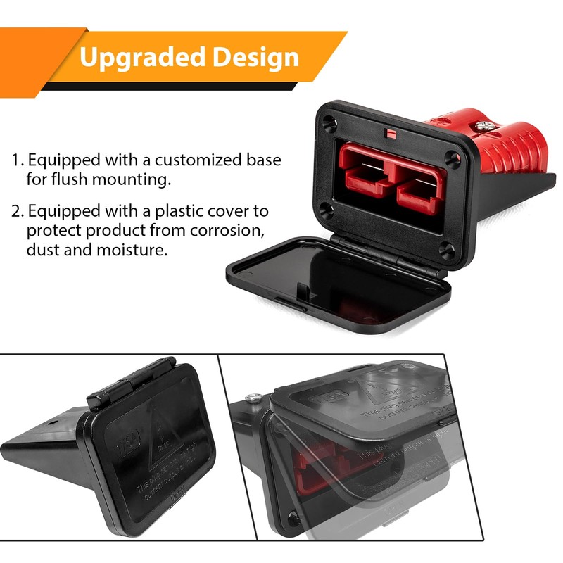 WeiSen 2pcs 175A Battery Quick Connect/Disconnect Electrical Connector Plug with