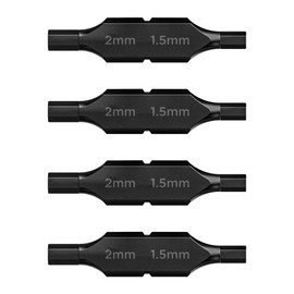 Galvanox Hex 2mm - 1.5mm Double Sided Screwdriver Replacement Bits for Leatherman Multi-tools (4 Pack)