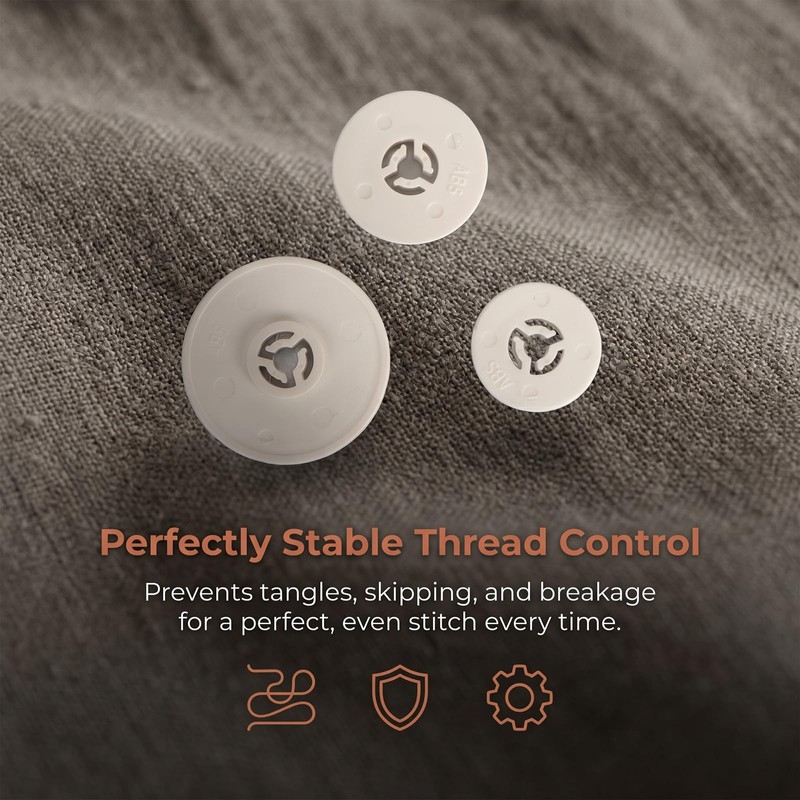 3 PCS Sewing Machine Spool Cap Set, 40mm 30mm 25mm