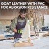 Vgo... 1 Pair Safety Work Gloves,Mechanics Gloves,Multi-purpose Gloves,Goat leather Gloves,Rigger