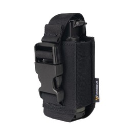 IDOGEAR Tactical Flashlight Holder Molle flashbang Pouch Magazine Pouch Multi-Purpose Tool Pouch for Vest Heavy Duty Belt Backpack (Black)