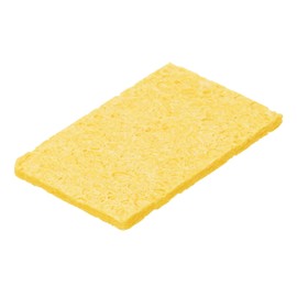 sourcing map 40PCS Soldering Sponge 50 x 35mm Rectangle Deep Yellow Cleaning Pad Welding Tip Iron Replacement for Cleaning Soldering Iron 2mm Natural Thickness 11mm Water Absorption Thickness