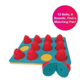 Edushape Memory Game - Shake, Listen & Match Sound Memory Matching Game for Sensory Development in Toddlers and Kids - STEM Educational Learning Toy