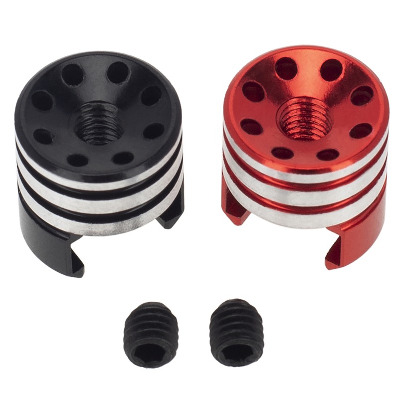 4pcs Battery Heatsink Plug Grips with 4mm Brass Bullets for