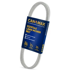 Canamax 532197242 Mower Deck Belt - Aramid Cord |138.75" x 0.65" - For Husqvarna AYP 48" Deck YTH24V48 YTH24K48 YTH2348 YTA24V48 GTH2448 Craftsman 3315 Poulan Lawn Tractors - Replaces 197242 593773401
