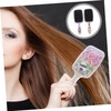 BIUDECO 2pcs Cute Cartoon Panda Hair Brush Soft Bristle Detangling