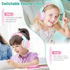 Rockpapa Share 1 Kids Headphones, Wired Headphones with Microphone, 85/94dB