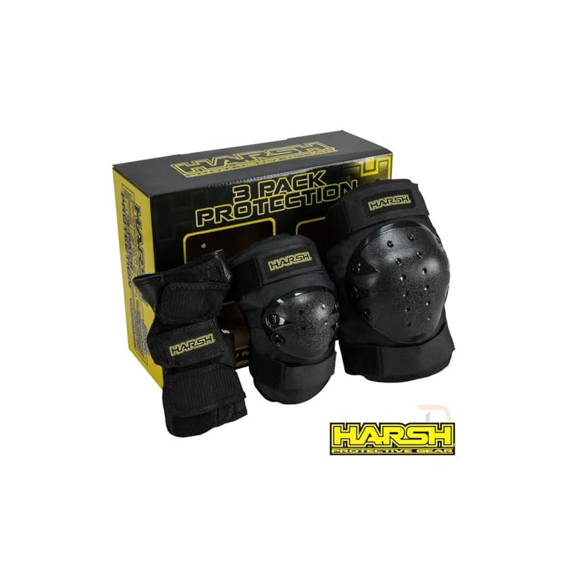 Harsh Shredder 3 Pack Adults Protector Set, unisex_adult, Protector set,