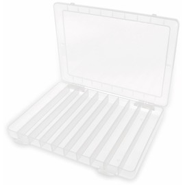 Assortment Box, 252 x 188 x 24, 10 Compartments, Polypropylene, Transparent