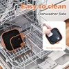 Microwave Grill Pan with Glass Cover - Bacon Cooker, Crisper