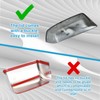 YIXIN 2PCS Chrome Direct Replacement Side Mirror Covers Caps for