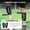 2 Pairs Mini Football Shin Pads for 6-12 Years, Youth