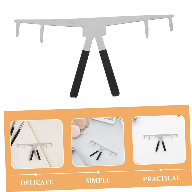 FRCOLOR Professional Eyebrow Mapping Tool 3-point Ruler Stencil for Balanced