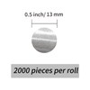 Yeachlaing 2000 Pieces 0.5 Inch Round Color Coding Labels,Circle Dot