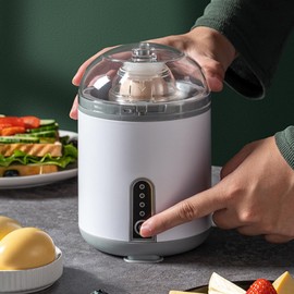 Electric Egg Spinner, Portable Egg Spinner Scrambler in Shell for Boiled Golden Eggs Efficient Mixing Uniform Rotation Multifunctional Portable Eggs Yolk White Mixer for Kitchen