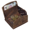 Ledershop24 J.Jones RFID Leather Men's Wallet Viennese Box Mini Wallet