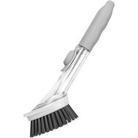 Sibomtex Cepillo y esponja para platos con dispensador de jabón, cepillos de limpieza para el hogar, esponjas multifuncionales para lavar platos, ollas, sartenes, fregaderos, estufas, utensilios de co