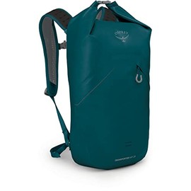 Osprey Transporter 25L Roll Top Waterproof Laptop Backpack, Night Jungle Blue