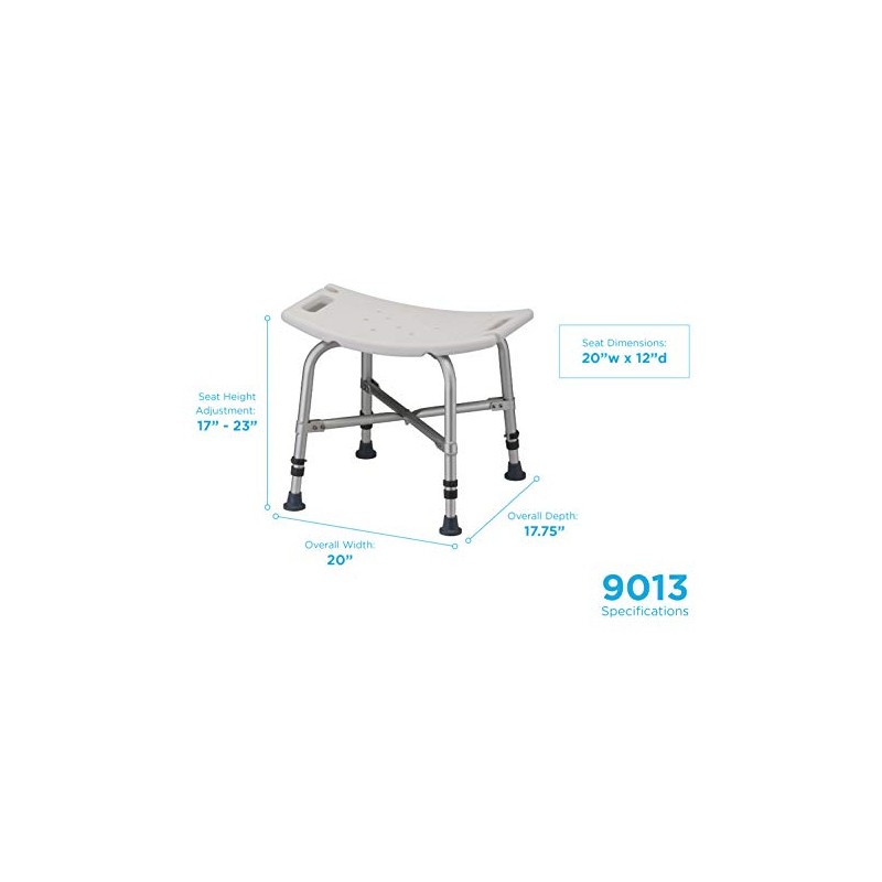NOVA Medical Products Heavy Duty Shower Bath Chair 500 lb.
