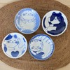 Fukubeya Mino Ware Nekogura Small Plate, 3.9 inches (10 cm)