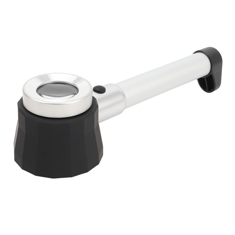 Handheld 45X Magnifier Loupe Optical Glass Magnifying Glass LED Magnifier