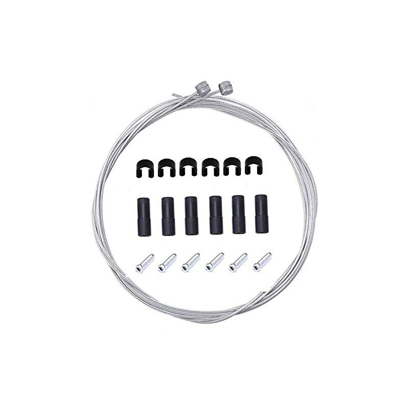 BlueSunshine Bike Bicycle Brake Cable and Housing Set - Basic