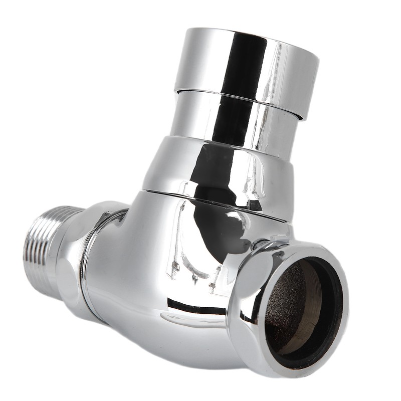 Urinal Flush Valve Brass Hand Pressing Delay Self Closing Bathroom