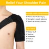 Shoulder Stability Brace with Pressure Pad, Light and Breathable Neoprene