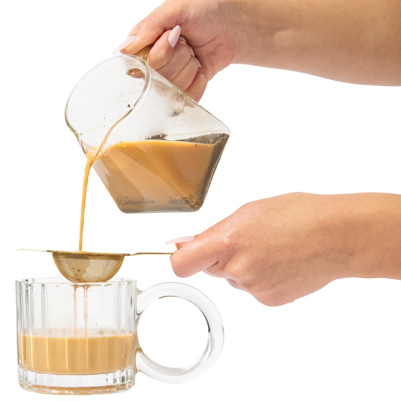 Kola Goodies - Gold Tea Strainer - Elegant Design with