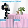Pink Backdrop for Photoshoot, Professional Photo Backdrop Background Curtain for