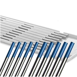 WeldingCity 10-pk Assorted Premium TIG Welding Tungsten Electrode 2.0% Lanthanated (Blue, EWLa20) 3/32" (5-pcs) and 1/8" (5-pcs)