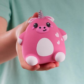 Smooshzees Cutezees Scarlet, Pink Unicow, Collectable Characters, Supersoft, Cuddly and Squishy!