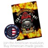 USBrotherhood Bravery Firefighter House Flag Pack Armed Forces Firefrighter Fireman