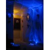 [Pack of 4 White Webs] Halloween Decoration Props Spider Webs