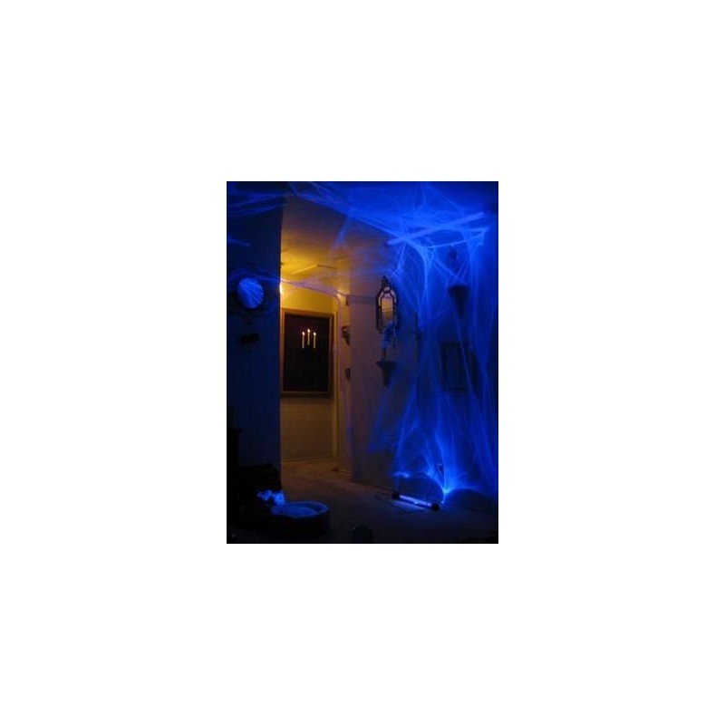 [Pack of 4 White Webs] Halloween Decoration Props Spider Webs