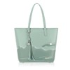 Pomelo Bes Natural Scenery Printing Satchel Handsbag, PU Leather Tote