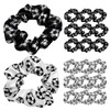 20Pcs Soccer Scrunchies Soccer Sports Ponytails Elastic Hair Bands