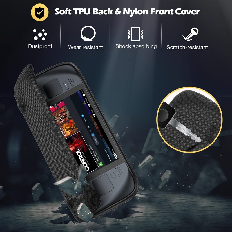 ProCase Funda Compatible con Steam Deck, Estuche Protector para Steam