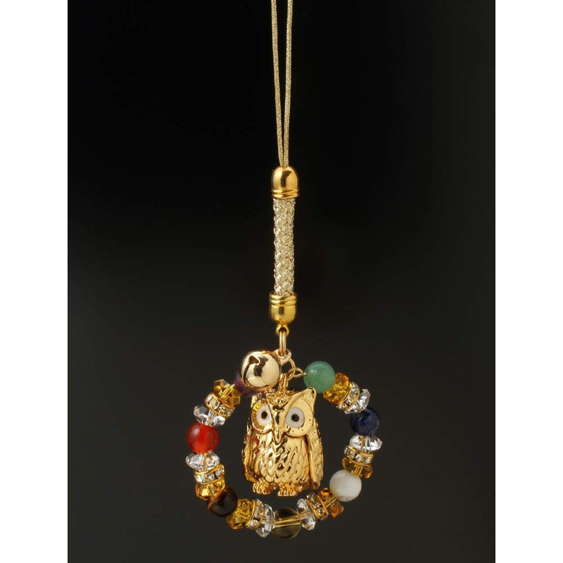 High Rich Power Stone Accessory, Gold, Total Length: Approx. 4.7