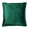 Paoletti Palmeria Cushion Cover, Emerald, 60 x 60cm