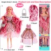 6 Pack Fashion 11.5 inch American Toy Prinecess Dolls Playset