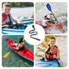 ATBUSS 2 Black Kayak Paddle Ropes, 2 Hooks, 1 Orange