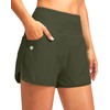 G Gradual Women's 3" High Waisted Swim Board Shorts with
