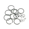 Metric 15-Sizes Round Wire C-Clips External Retaining Rings Assortment Kit;Round